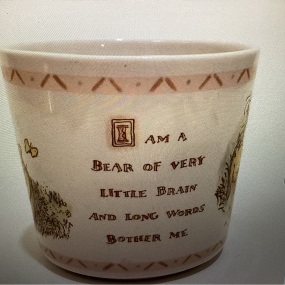 Disney Classic Charpente Winnie the Pooh Piglet Christopher Robin coffee mug - Picture 3 of 6